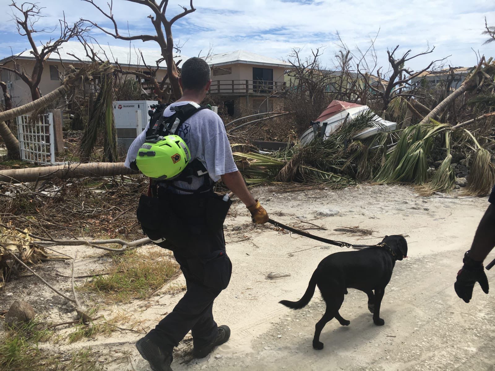 Local team rescues two people on remote island after Hurricane Dorian